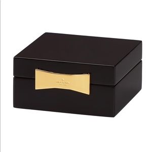 Kate Spade Garden Drive Black Lacquer Square Box